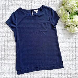 J Crew Navy Top